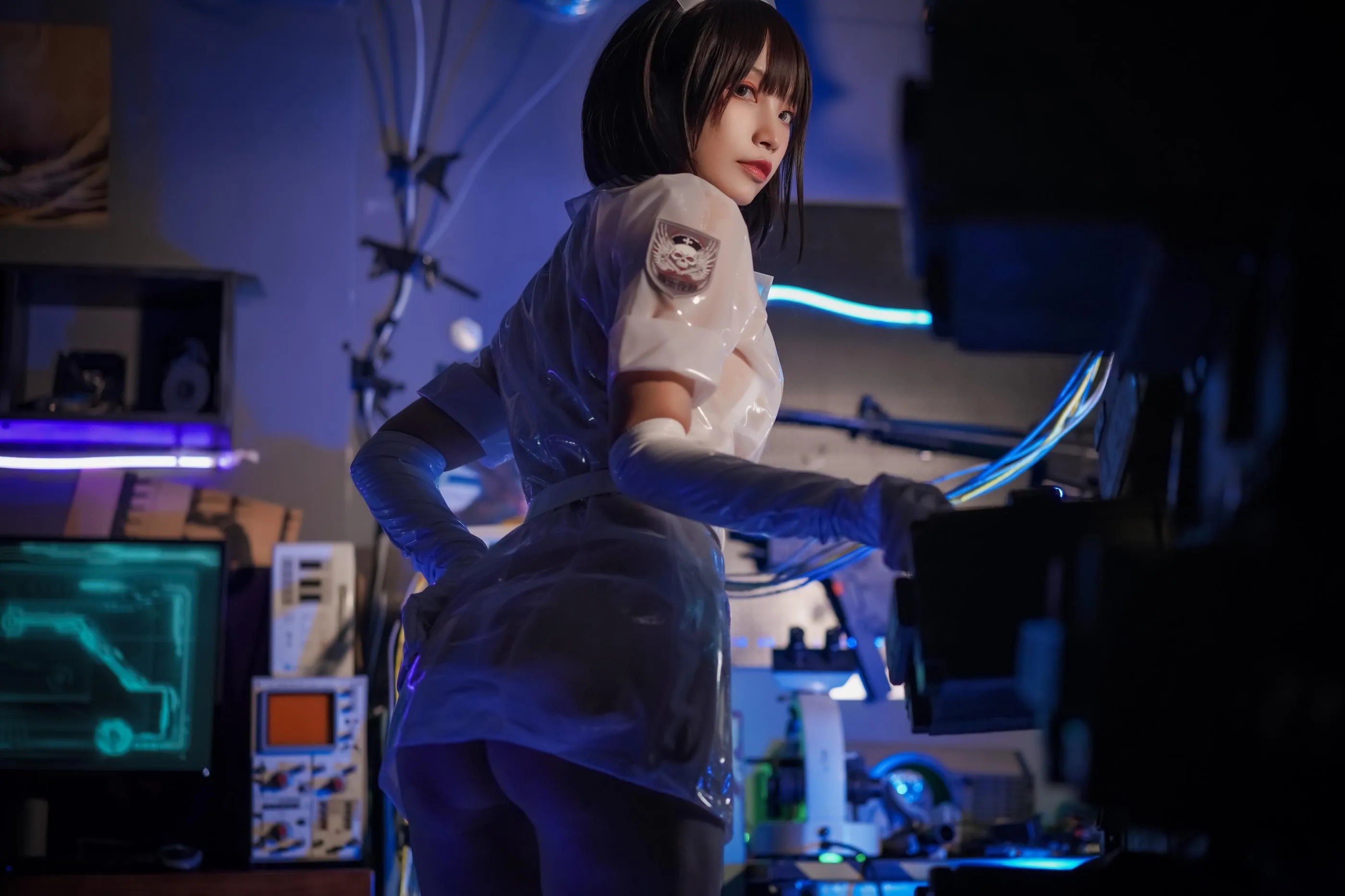 Neko-薇薇 – NO.11 透明护士 [51P]插图7